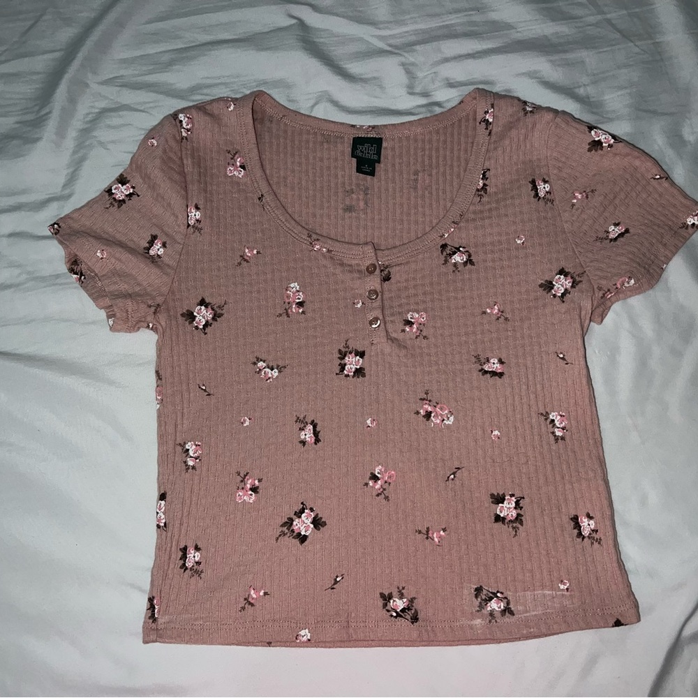 Wild Fable Floral Baby Tee